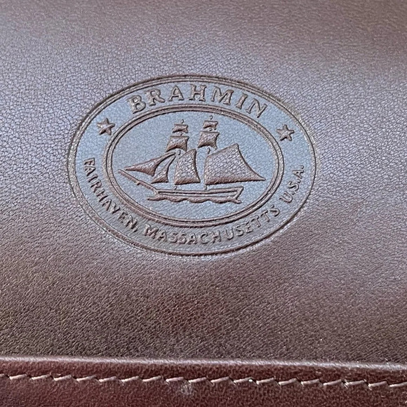 Brahmin Smartphone Document Travel ID Holder Leather - Picture 3 of 9